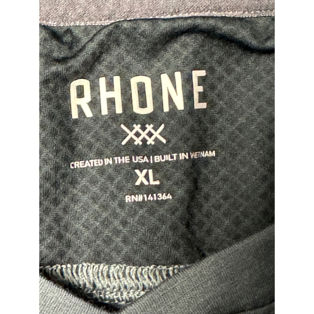 Rhone Trek Henley Long Sleeve Shirt Mens XL Gray Activewear Merino Wool Blend - Picture 5 of 12